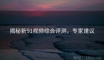 揭秘新91视频综合评测，专家建议