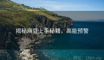 揭秘麻豆上手秘籍，高能预警