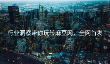 行业洞察带你玩转麻豆网，全网首发
