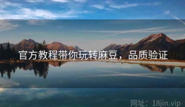 官方教程带你玩转麻豆，品质验证