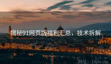 揭秘91网页版福利汇总，技术拆解