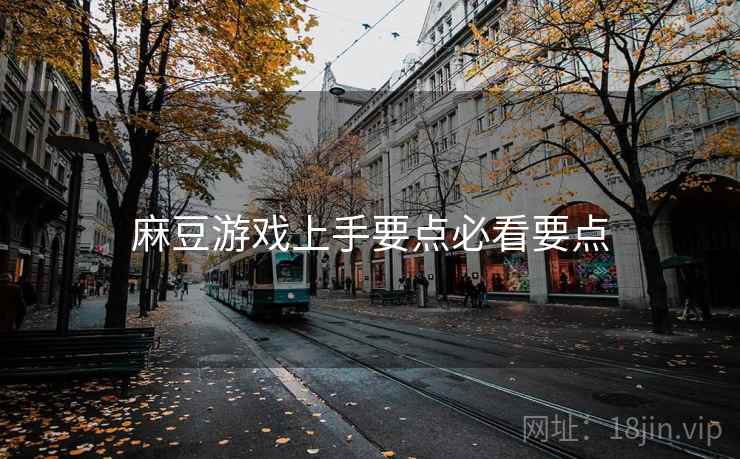 麻豆游戏上手要点必看要点