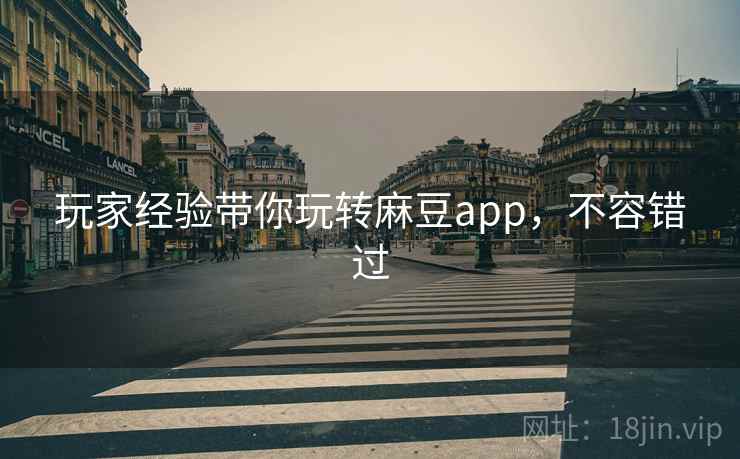 玩家经验带你玩转麻豆app，不容错过