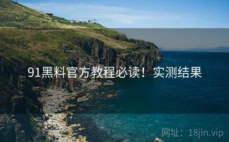 91黑料官方教程必读！实测结果