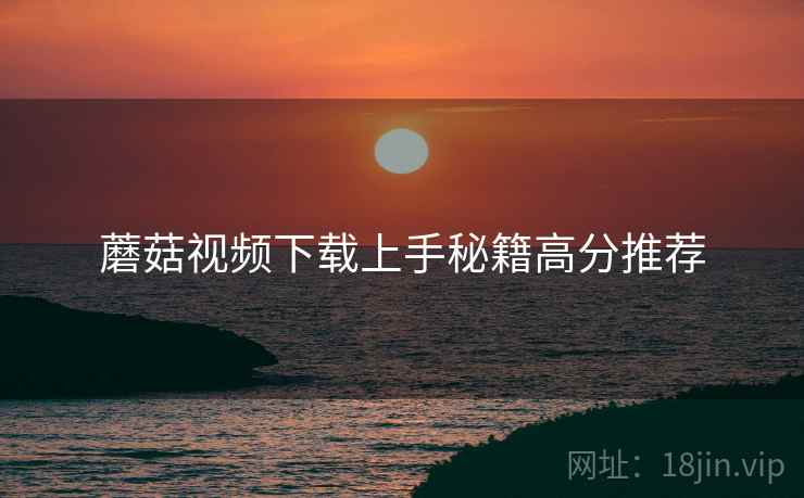 蘑菇视频下载上手秘籍高分推荐