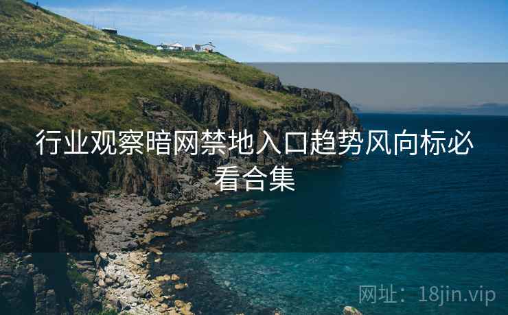 行业观察暗网禁地入口趋势风向标必看合集