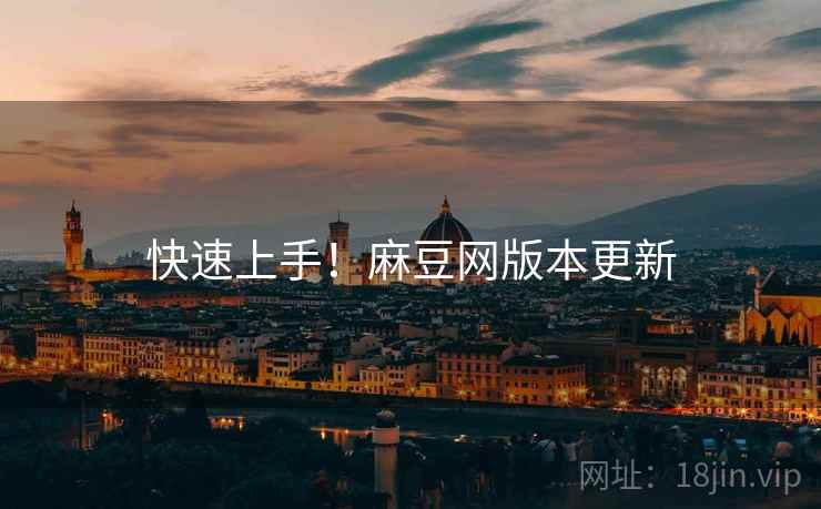 快速上手！麻豆网版本更新