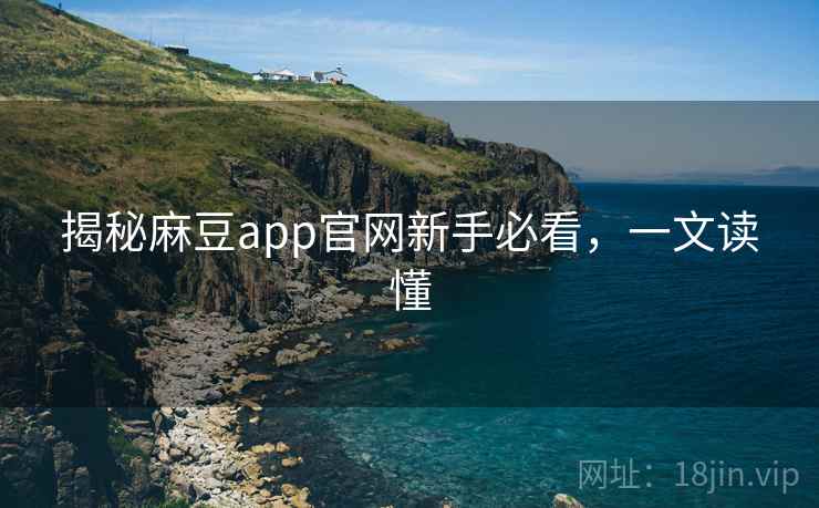 揭秘麻豆app官网新手必看，一文读懂