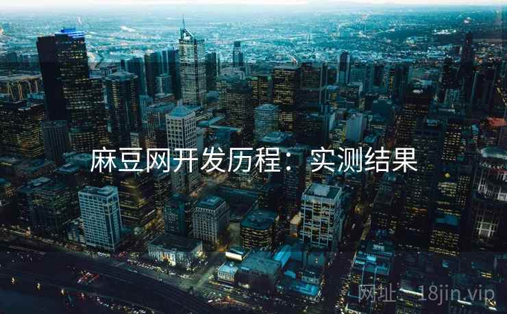 麻豆网开发历程：实测结果